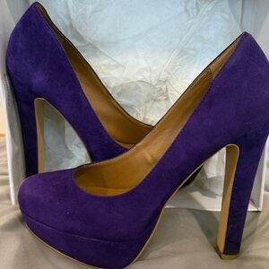 Steve Madden Beasst suede purple pump
